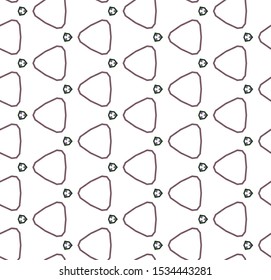 Seamless vector pattern. Background texture in geometric ornamental style.