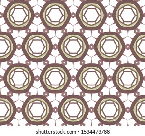 Seamless vector pattern. Background texture in geometric ornamental style.