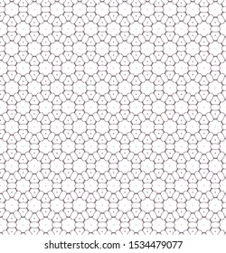 Seamless vector pattern. Background texture in geometric ornamental style.