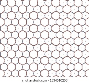 Seamless vector pattern. Background texture in geometric ornamental style.