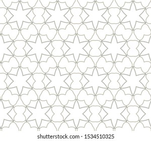 Seamless vector pattern. Background texture in geometric ornamental style.