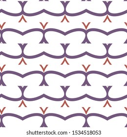 Seamless vector pattern. Background texture in geometric ornamental style.