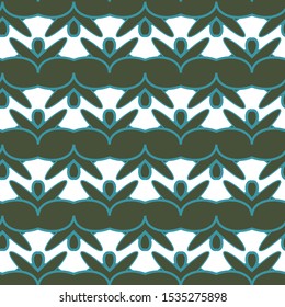 Seamless vector pattern. Background texture in geometric ornamental style.