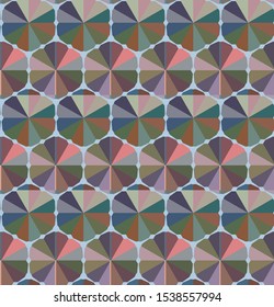 Seamless vector pattern. Background texture in geometric ornamental style.
