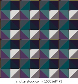 Seamless vector pattern. Background texture in geometric ornamental style.