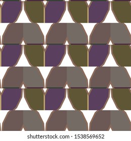 Seamless vector pattern. Background texture in geometric ornamental style.