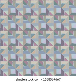 Seamless vector pattern. Background texture in geometric ornamental style.