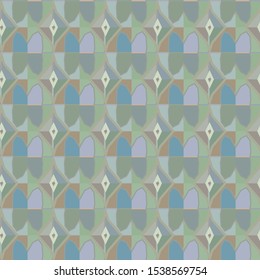 Seamless vector pattern. Background texture in geometric ornamental style.