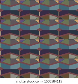 Seamless vector pattern. Background texture in geometric ornamental style.