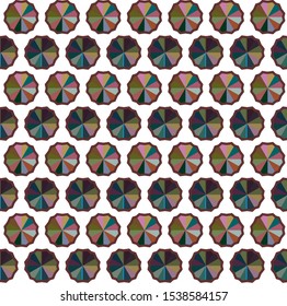Seamless vector pattern. Background texture in geometric ornamental style.