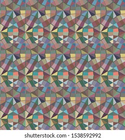 Seamless vector pattern. Background texture in geometric ornamental style.