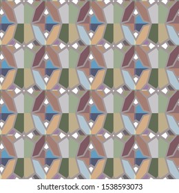 Seamless vector pattern. Background texture in geometric ornamental style.