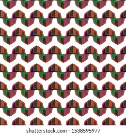 Seamless vector pattern. Background texture in geometric ornamental style.