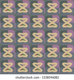 Seamless vector pattern. Background texture in geometric ornamental style.