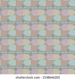 Seamless vector pattern. Background texture in geometric ornamental style.