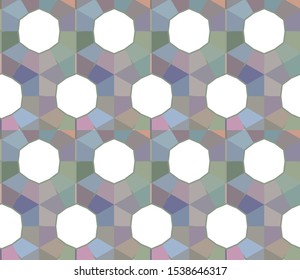 Seamless vector pattern. Background texture in geometric ornamental style.