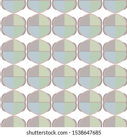 Seamless vector pattern. Background texture in geometric ornamental style.