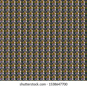 Seamless vector pattern. Background texture in geometric ornamental style.