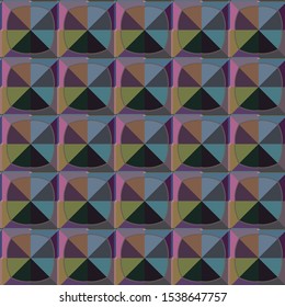 Seamless vector pattern. Background texture in geometric ornamental style.