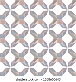 Seamless vector pattern. Background texture in geometric ornamental style.
