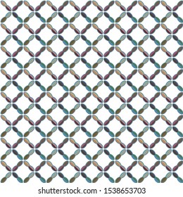 Seamless vector pattern. Background texture in geometric ornamental style.