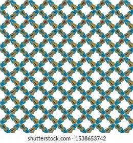 Seamless vector pattern. Background texture in geometric ornamental style.