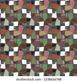 Seamless vector pattern. Background texture in geometric ornamental style.