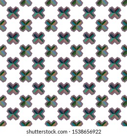 Seamless vector pattern. Background texture in geometric ornamental style.