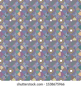 Seamless vector pattern. Background texture in geometric ornamental style.