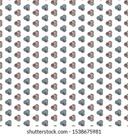 Seamless vector pattern. Background texture in geometric ornamental style.