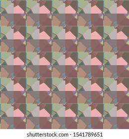 Seamless vector pattern. Background texture in geometric ornamental style.
