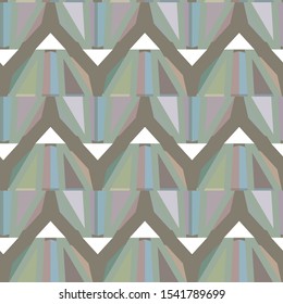 Seamless vector pattern. Background texture in geometric ornamental style.