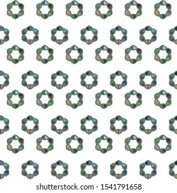 Seamless vector pattern. Background texture in geometric ornamental style.
