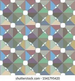 Seamless vector pattern. Background texture in geometric ornamental style.