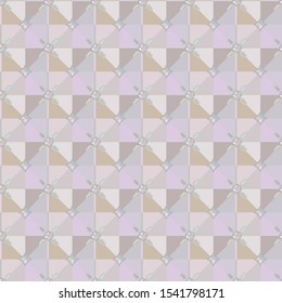 Seamless vector pattern. Background texture in geometric ornamental style.