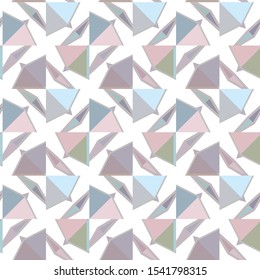 Seamless vector pattern. Background texture in geometric ornamental style.