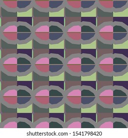 Seamless vector pattern. Background texture in geometric ornamental style.