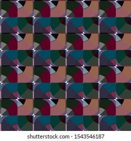 Seamless vector pattern. Background texture in geometric ornamental style.