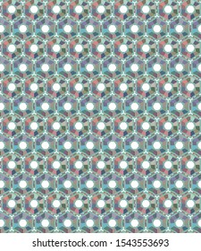 Seamless vector pattern. Background texture in geometric ornamental style.