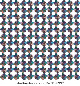 Seamless vector pattern. Background texture in geometric ornamental style.