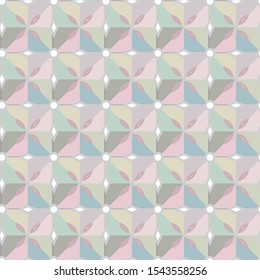 Seamless vector pattern. Background texture in geometric ornamental style.