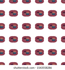 Seamless vector pattern. Background texture in geometric ornamental style.