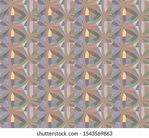 Seamless vector pattern. Background texture in geometric ornamental style.