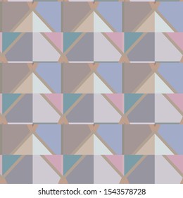 Seamless vector pattern. Background texture in geometric ornamental style.