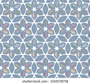 Seamless vector pattern. Background texture in geometric ornamental style.