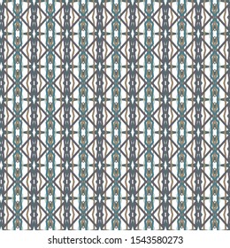 Seamless vector pattern. Background texture in geometric ornamental style.
