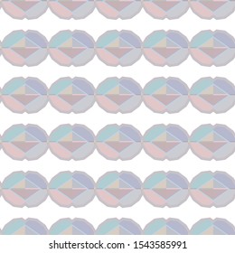 Seamless vector pattern. Background texture in geometric ornamental style.