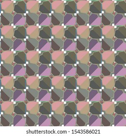 Seamless vector pattern. Background texture in geometric ornamental style.