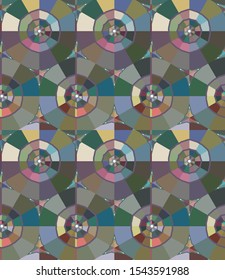 Seamless vector pattern. Background texture in geometric ornamental style.