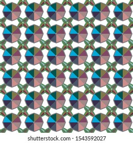 Seamless vector pattern. Background texture in geometric ornamental style.